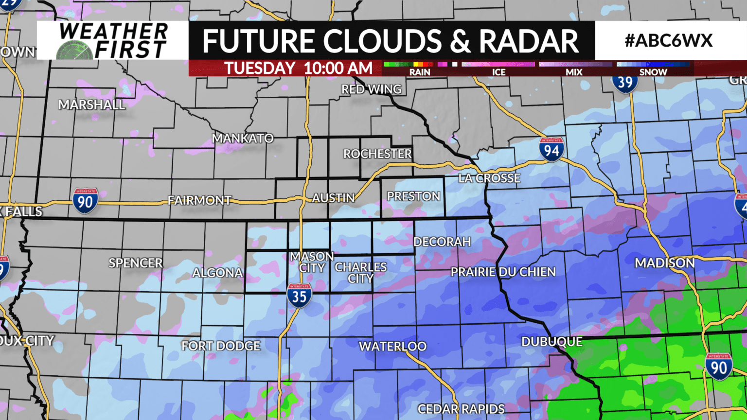 Tracking Chances For Wintry Mix Rain This Week Abc News Kaaltv