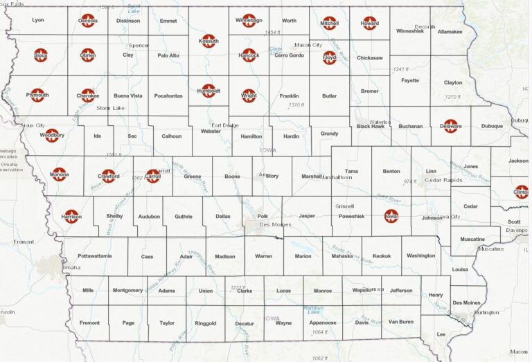 Open burn bans in effect for several northern Iowa counties ABC 6