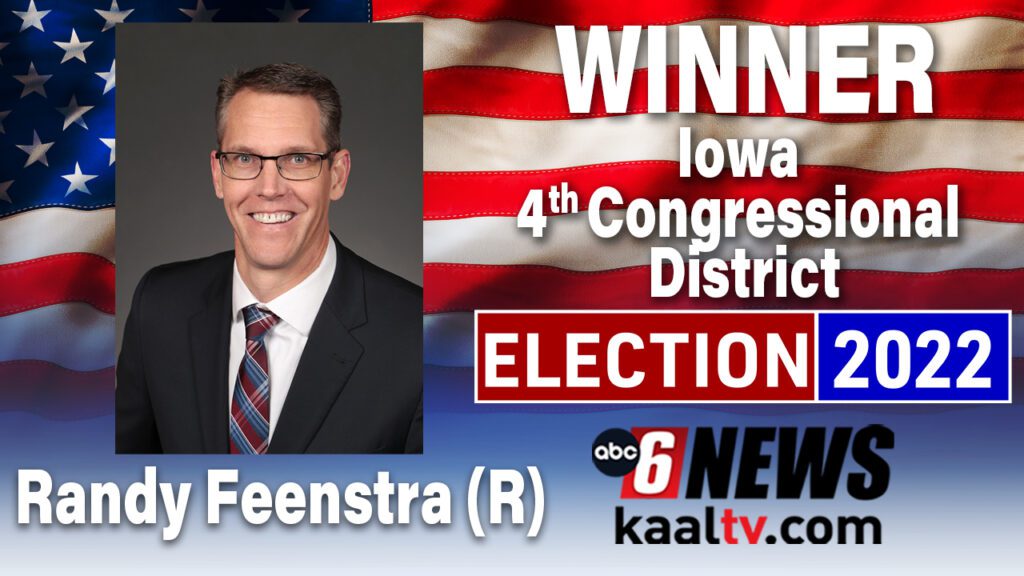 Republican Randy Feenstra Reelected To Represent U.S. House Iowa's 4th ...