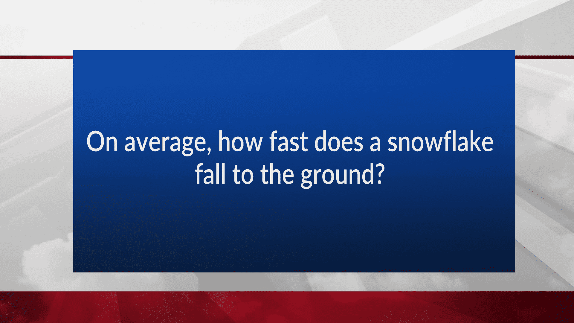 Weatherwatch: how, when and why does a snowflake fall