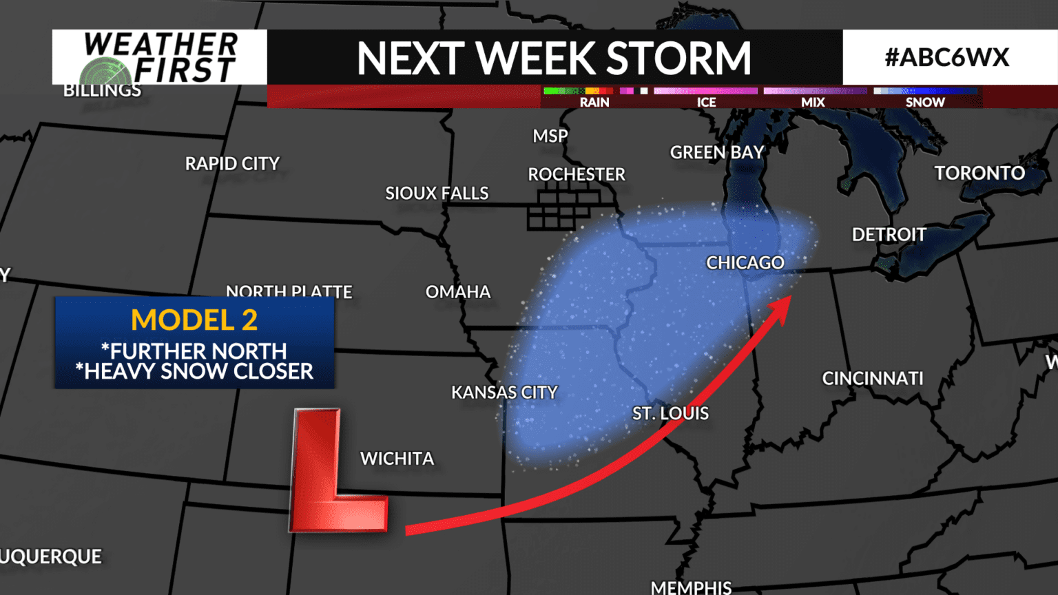 Tracking a potential winter storm next week ABC 6 News