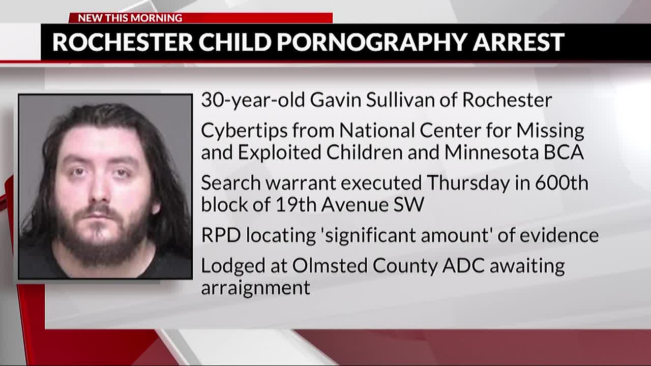 Man behind bars on child pornography charges in Rochester - ABC 6 News -  kaaltv.com