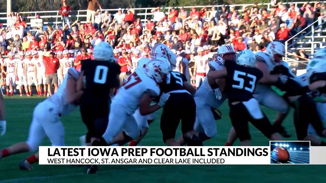 Iowa HS football standings for the week of October 14 ABC 6 News