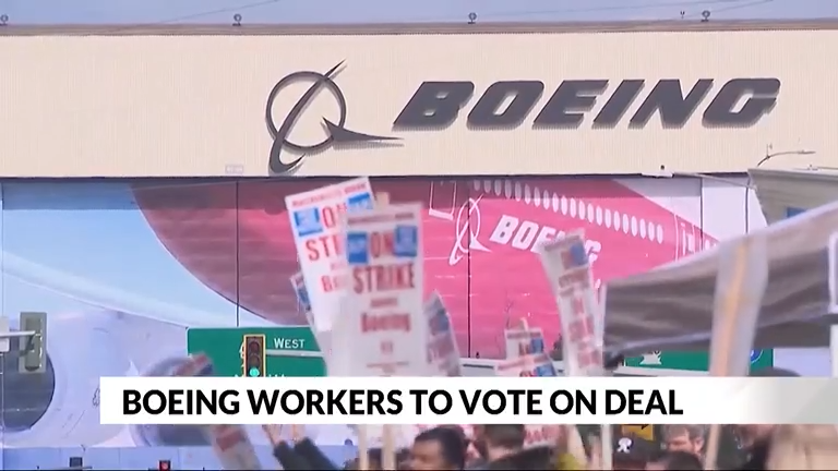 Boeing workers to vote on deal to potentially end strike