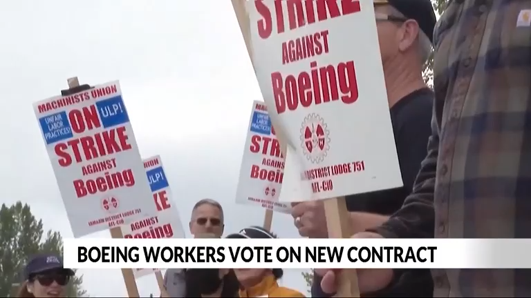 Boeing workers vote on new contract