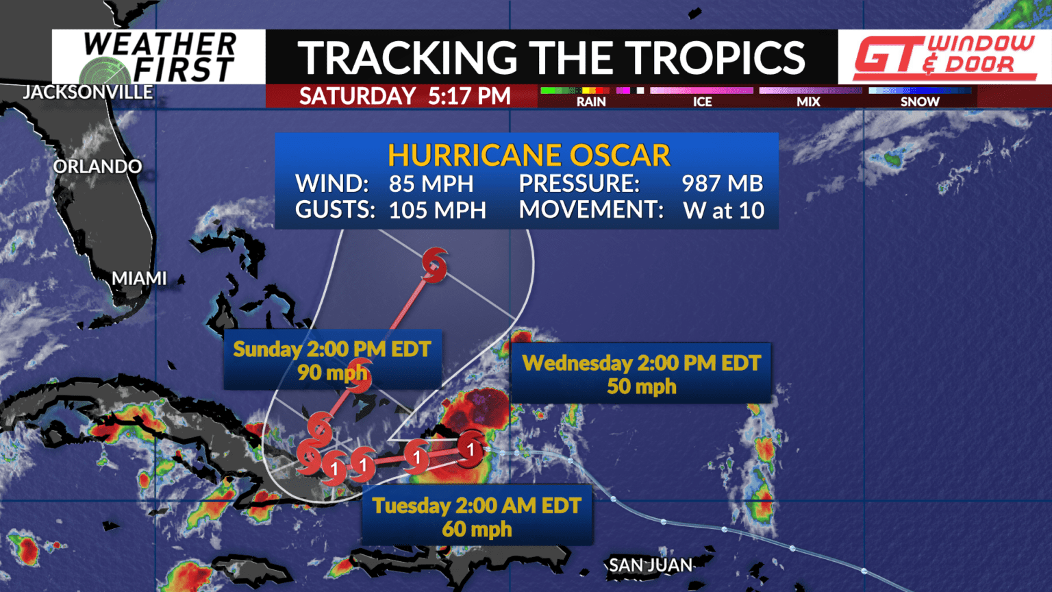 Hurricane Oscar eyes the Bahamas and Cuba ABC 6 News