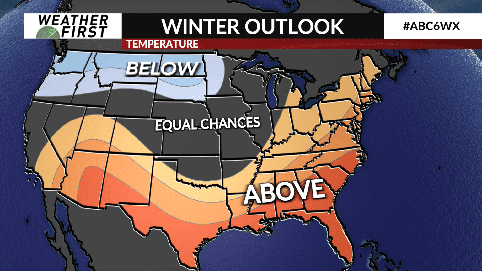 NOAA's Winter Outlook 202425 just released ABC 6 News