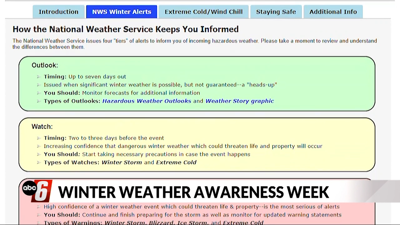 Winter Hazard Awareness Week: Winter Storms