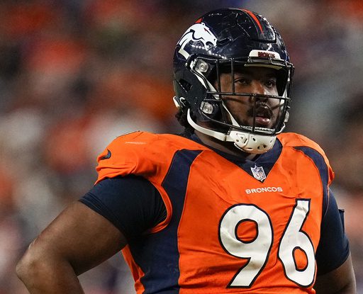 NFL suspends Broncos defensive end Eyioma Uwazurike indefinitely for  gambling on games - ABC 6 News 