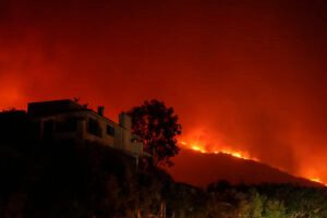 Celebrities And Coastal Residents Flee From Wind-driven Wildfire In ...